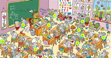 Kinderspiel Lesespurgeschichte Chaos In Der Klasse
