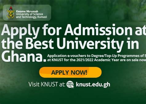 Knust Admission Forms 2021 2022 Released Jobslink Ghana