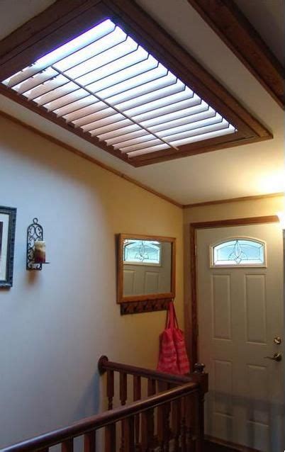 Shutter Skylight Matched The Wood Trim Complimenting This Interior