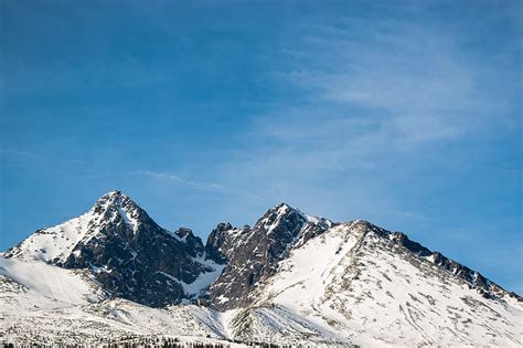 Of Snow Capped Mountains During Daytime Hd Wallpaper Peakpx