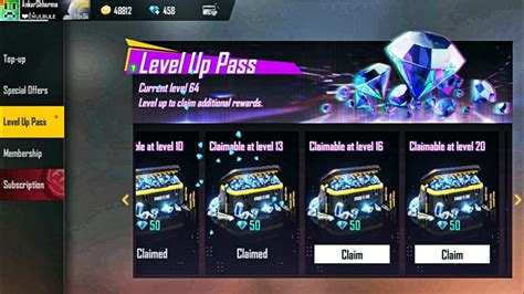 Level up pass ff merupakan event yang baru saja dirilis oleh developer garena free fire yang didalamnya yaitu menawarkan harga diamond yang nah untuk anda yang mungkin ingin mengetahu daftar harga diamond ff yang di tawarkan pada event level up pass free fire silahkan simak saja. Free Fire Level Up Pass Top Up Event Full Details || How ...