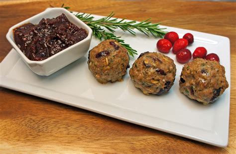 Herbed Meatballs With Cranberry Barbecue Sauce Isernio S Premium