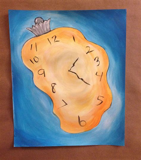 Dalis Melting Clock Creative Art Workshop For Kids Art History