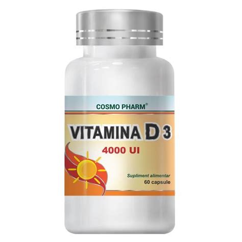 Alege Vitamina D Ui Capsule Cosmopharm