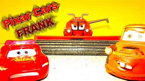 Pixar Cars Frank Deluxe Unboxing With Lightning Mcqueen Mater Chick