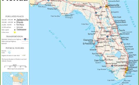 Map Of Florida Highways And Interstates Otosection