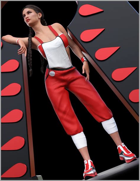 Dforce Street Overalls Outfit For Genesis 8 Females Topgfx Daz3d