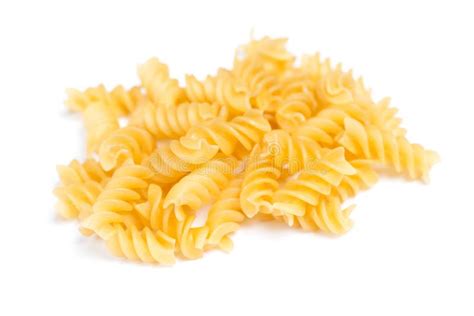 Portion Of Rotini Corkscrew Spiral Pasta Stock Image Image Of Rotini