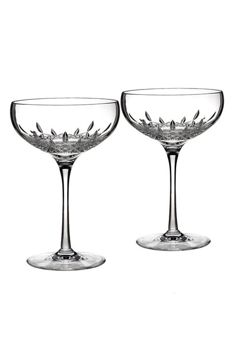 Waterford Lismore Essence Lead Crystal Champagne Glasses Set Of 2 Nordstrom