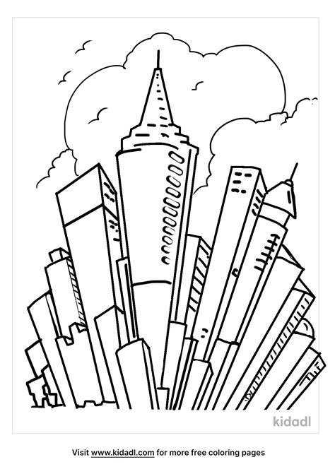Free Coloring Pages Of New York City