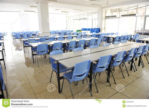 School Cafeteria Royalty Free Stock Photography