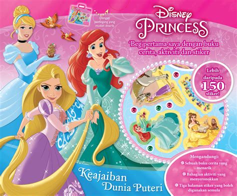 Beg Aktiviti Dan Stiker Disney Princess Advantage Quest Publications