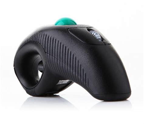 Wireless Finger Handheld Usb Mouse Mice Trackball Mouse Black High