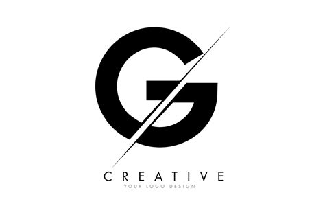 G Letter Logo Design With A Creative Cut 5038997 Vector Art At Vecteezy
