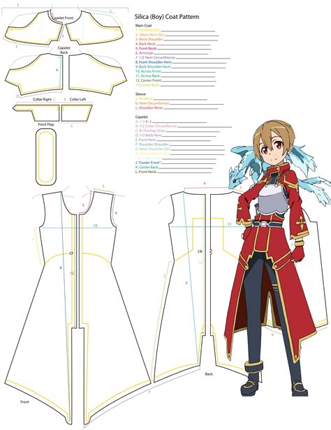 Edward Elric Coat Sewing Pattern Abbasmckenzy