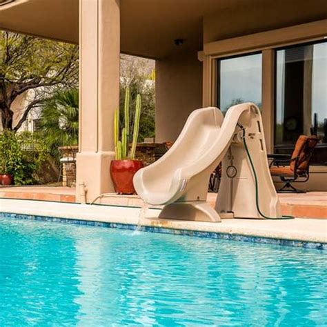 Sr Smith 660 209 5820 Slideaway Removable Pool Slide Gray In The Swim