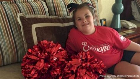 Inspirational Lacey Parker Makes Cheerleading Squad Varsity Tv