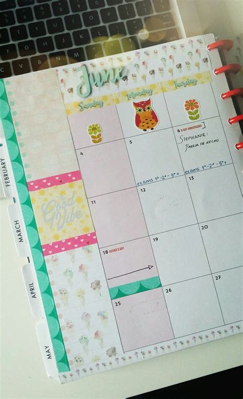 Happy Planner Teacher Edition With The June Monthly Layout From