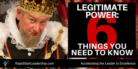 Legitimate Power 6 Things You Need To Know Rapidstart Leadership