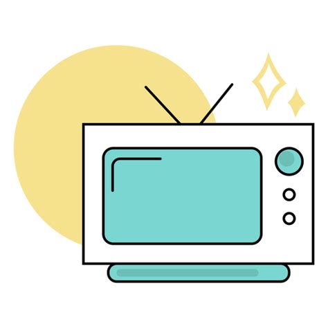 Television Colored Cute Png And Svg Design For T Shirts