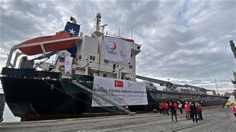 3rd Turkish Red Crescent Ship Carrying Humanitarian Aid Sets Sail For Gaza
