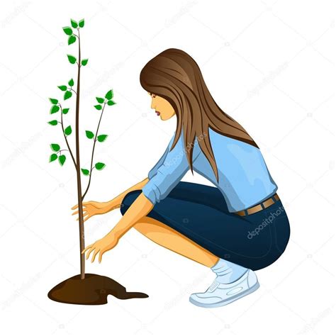 Jun 03, 2020 · te explicamos por qué debemos plantar un árbol con los niños, pero también cómo plantar esos árboles o plantas con los niños. Chica plantando un árbol — Ilustración de stock | Niñas ...