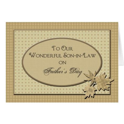 What to gift my father in law. Father's Day - To Our Son-in-Law Card | Zazzle