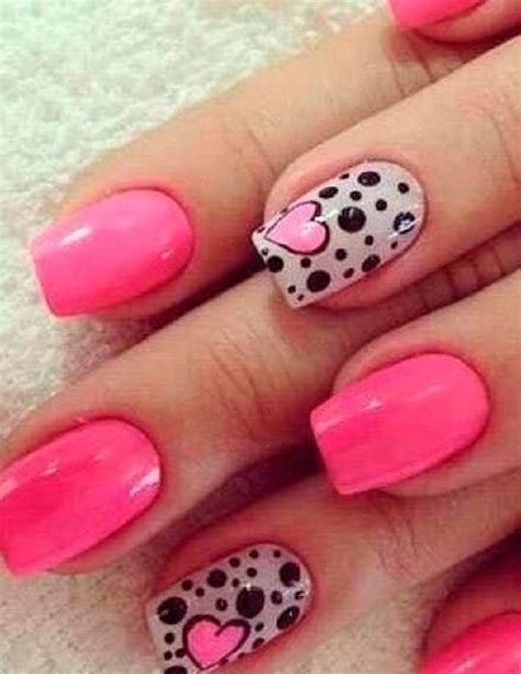 Fiusha Y Corazones Get Nails Fancy Nails Vday Nails Nails Prom Pink