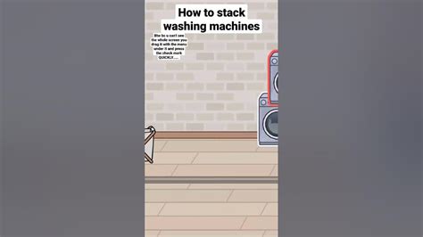 How To Stack Washing Machines In Toca Boca Youtube