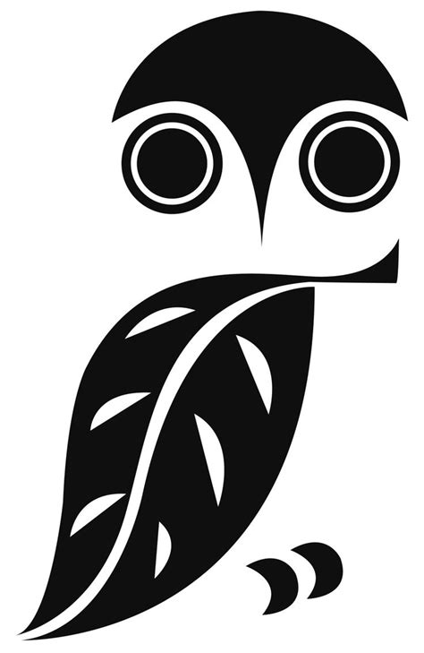Vintage Silhouette Owl Clip Art Library