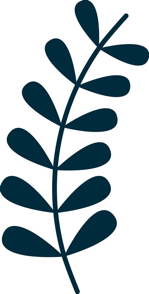 Simple Clipart Vine - Leaves On Vine Clipart - Png Download - Full Size