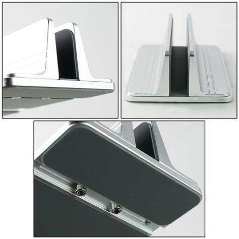 Dudukan Laptop Vertical Stand Holder Aluminium Adjustable Af 26d