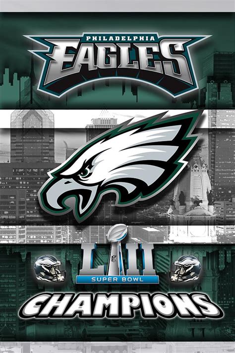Free Download Philadelphia Eagles Super Bowl Championship 2018 Poster