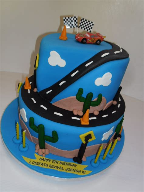 Cars Cake 11 And 9 Inch 449 Temptation Cakes Temptation Cakes