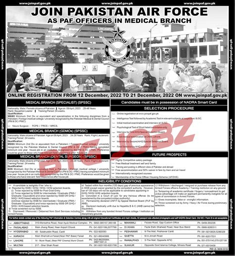 Paf Latest Jobs 2023 Pakistan Airforce New Jobs Apply Online