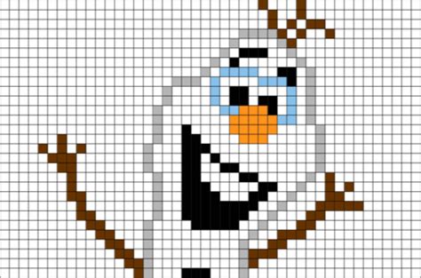 We welcome all kinds of posts about pixel art here, whether you're a first timer looking for guidance or a seasoned pro wanting to share with a new. Olaf Frozen Pixel Art | Dibujos en cuadricula, Bordados en ...