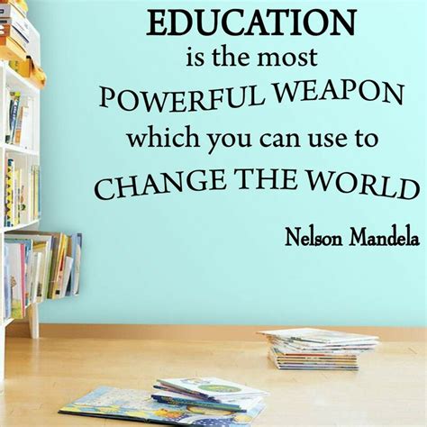 Winston Porter Education Is The Most Powerful Weapon Nelson Mandela