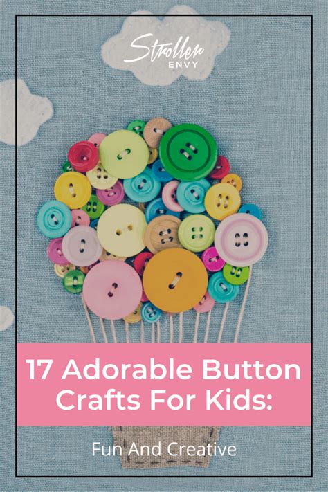 17 Adorable Button Crafts For Kids Fun And Creative