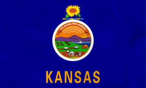 Kansas Map History Population Facts Capitol Flag Tree Geography