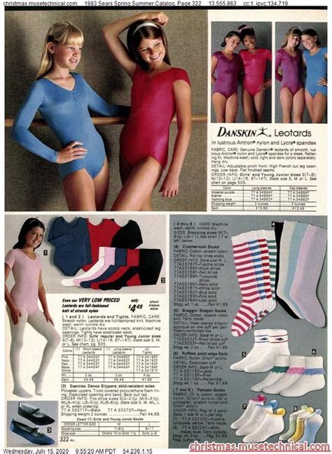 1983 Sears Spring Summer Catalog Page 322 Christmas Catalogs And Holiday Wishbooks Girls