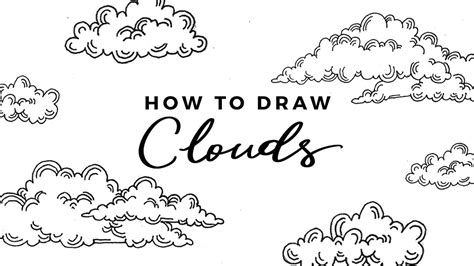 How To Draw Clouds Easy Howto Techno