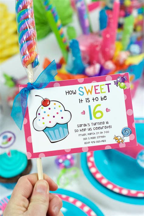 For example, if the theme includes dancing, consider a night party. Sweet 16 Birthday Party Ideas-Throw a Candy Themed Party