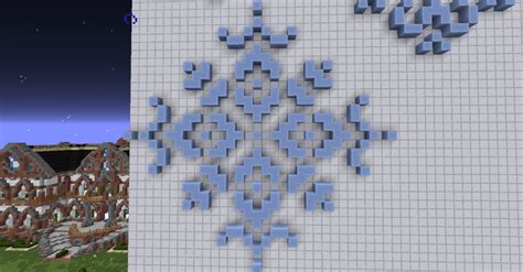 Set Of 8 Snowflakes Minecraft Map