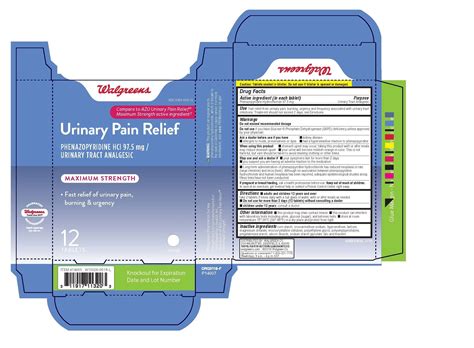 DailyMed - WALGREENS URINARY PAIN RELIEF MAXIMUM STRENGTH