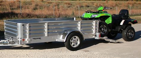 Aluminum Utility Trailer Bi Fold Ramp Hillsboro Trailers And Truckbeds