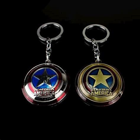 Marvel Captain America Shield Keychain 2 Colors Marvtoys