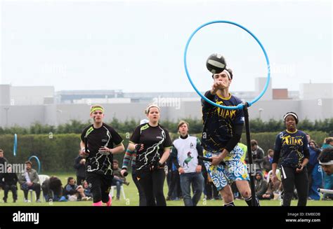 Oxford Uk 19h April 2015 Quidditch Team From Europe And The Uk Held A