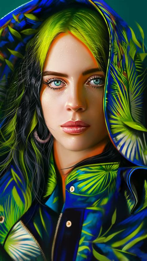 She first gained attention in 2015 when she uploaded the song ocean eyes to soundcloud, which was subsequently released by the. billie eilish mobile wallpaper - HD Mobile Walls