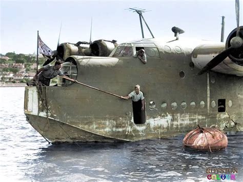 Pin By Truckmam On Wwii Flying Boat Short Sunderland Royal Australian Air Force