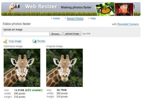 Optimize Pictures With Web Resizer Ghacks Tech News